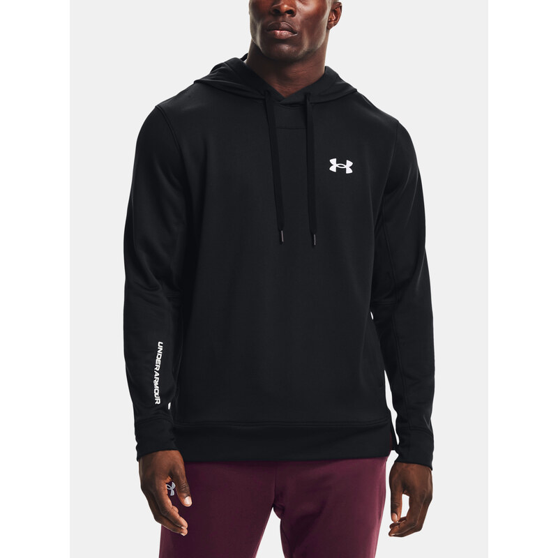 Under Armour MMikina ARMOUR TERRY HOODIE-BLK - Pánské