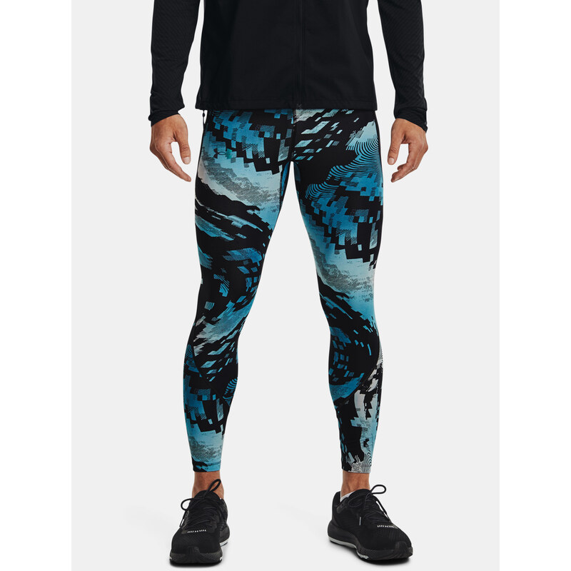 Under Armour Legíny OutRun the STORM Tight-BLK - Pánské