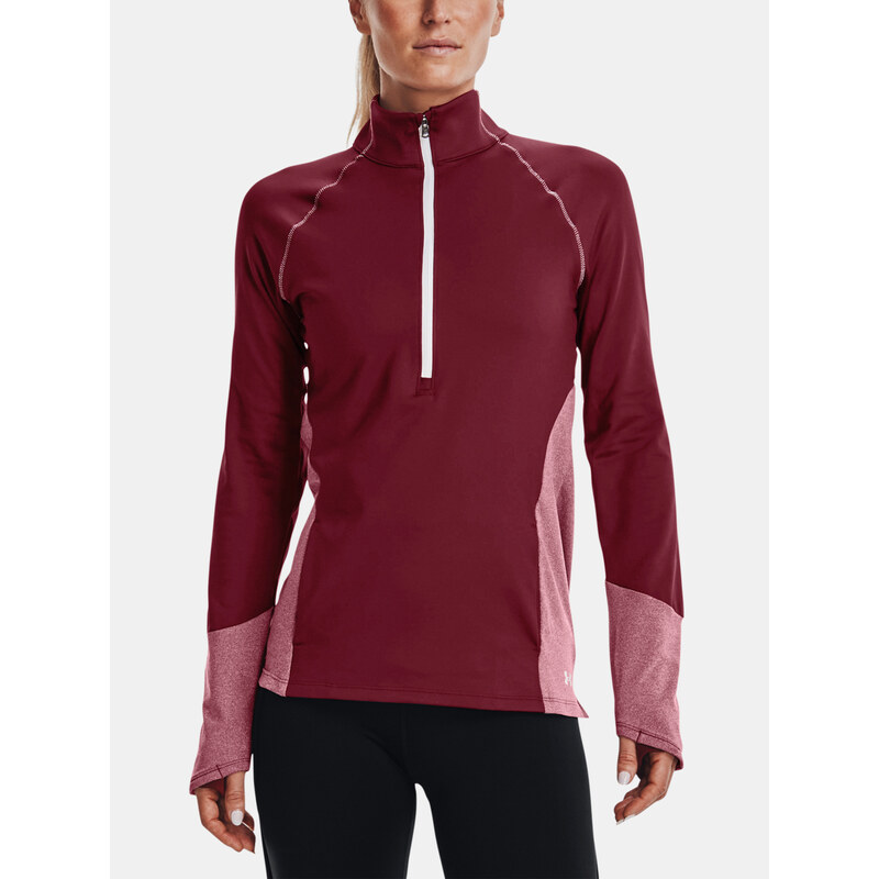 Under Armour MMikina UA ColdGear 1/2 Zip-RED - Dámské 66970982