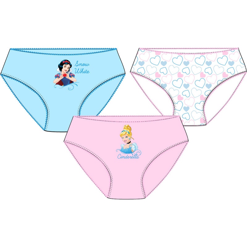 Dívčí set kalhotek Disney Princezny 104-134