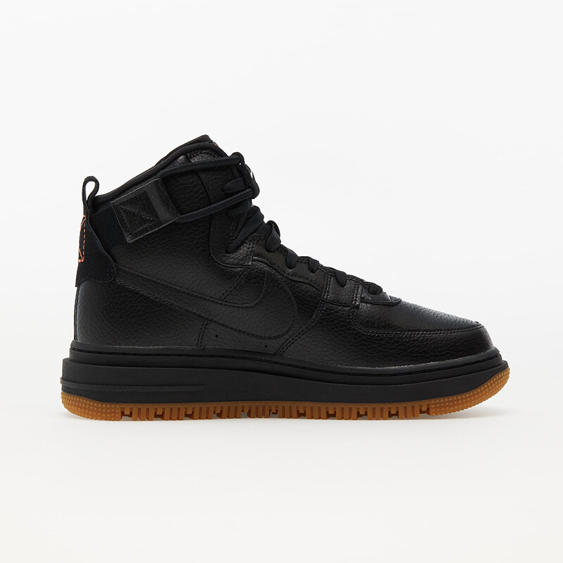 Nike W Air Force 1 High Utility 2.0 Black/ Summit White-Orange-Gum Med Brown