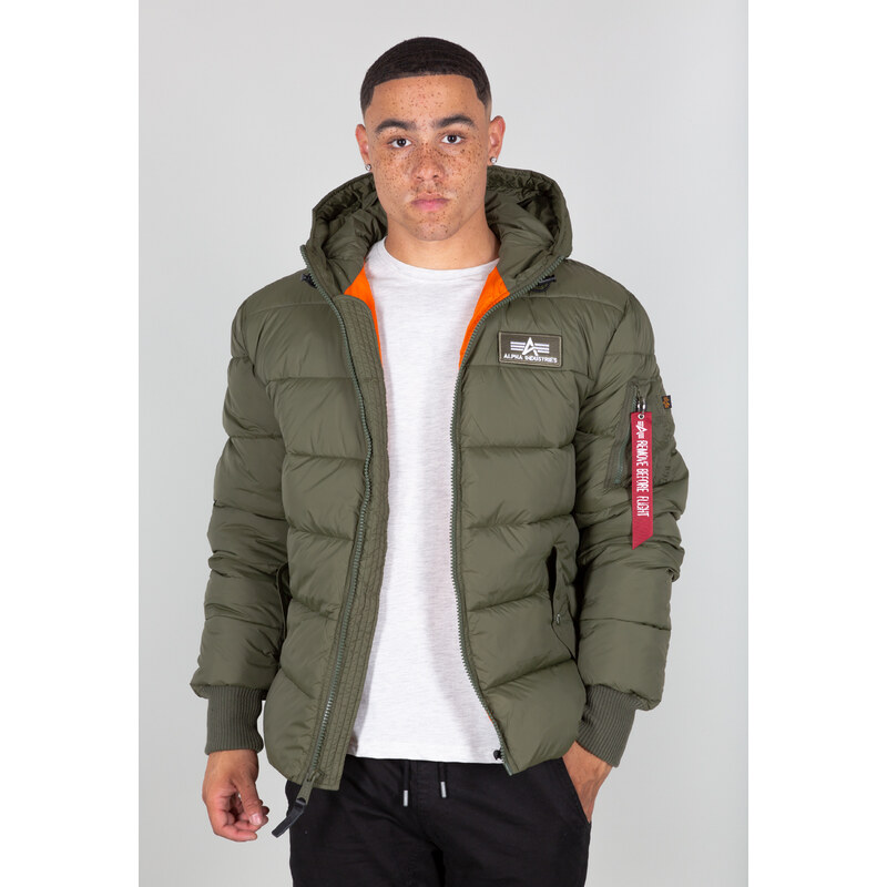 Alpha Industries Bunda Hooded Puffer Alpha FD dark green 75140229