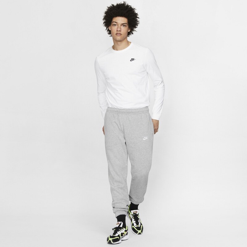 Nike Sportswear Club Fleece DK GREY HEATHER/MATTE SILVER/WHITE