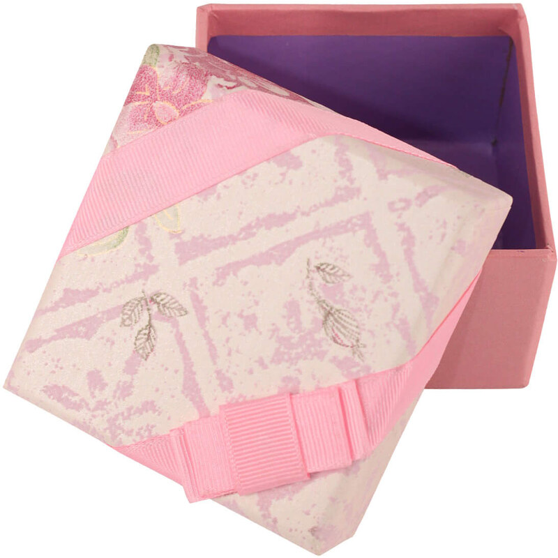 PTT Global Růžová dárková krabička 8 x 8 cm