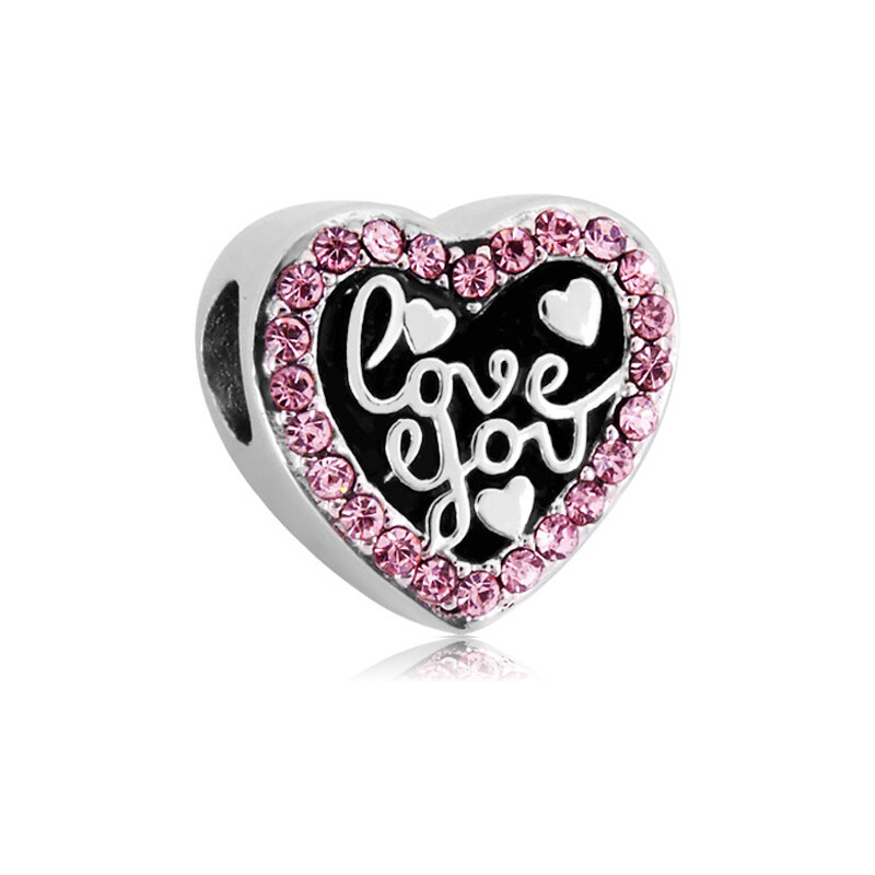 Linda's Jewelry Přívěsek Love You chirurgická ocel IP038