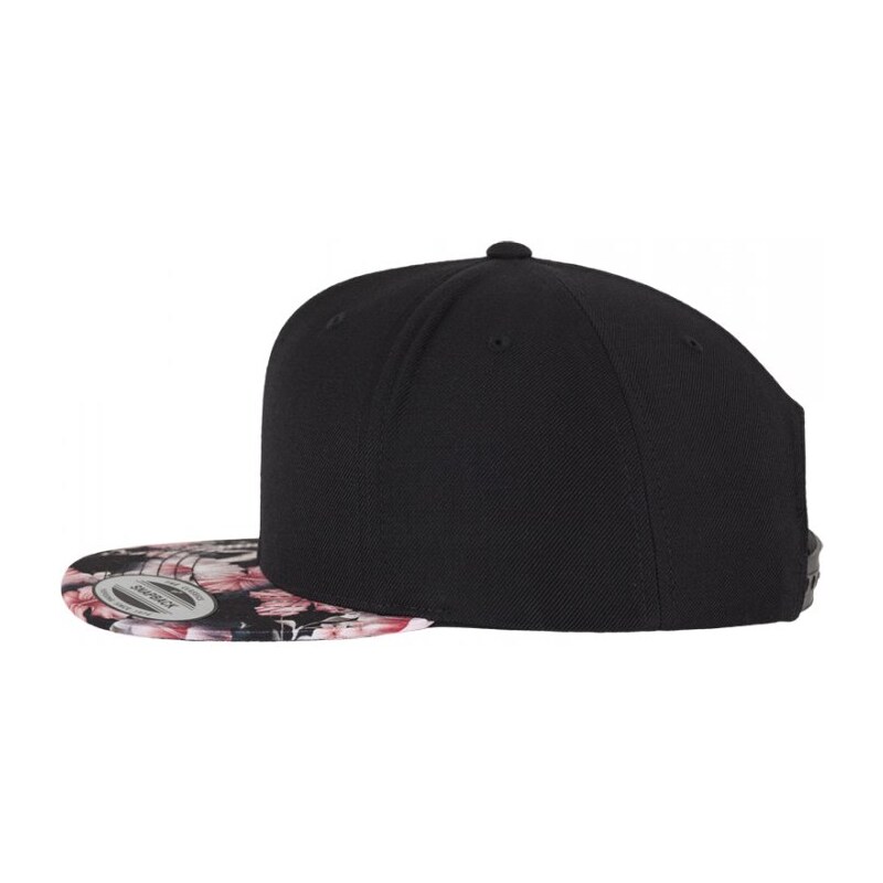 Unisex kšiltovka Urban Classics Floral Snapback - barevný kšilt