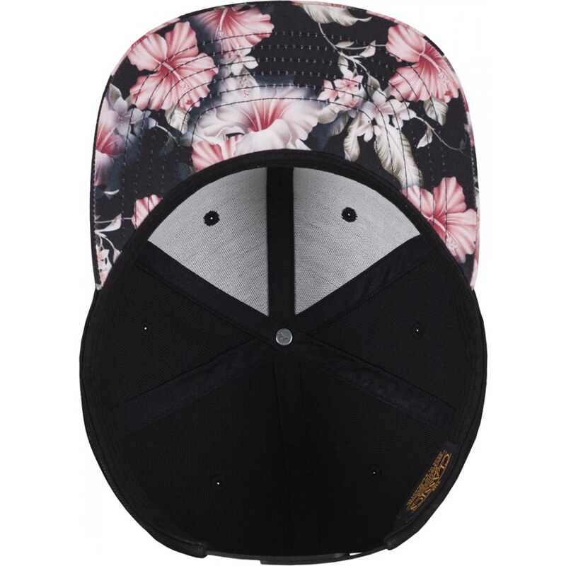 Unisex kšiltovka Urban Classics Floral Snapback - barevný kšilt