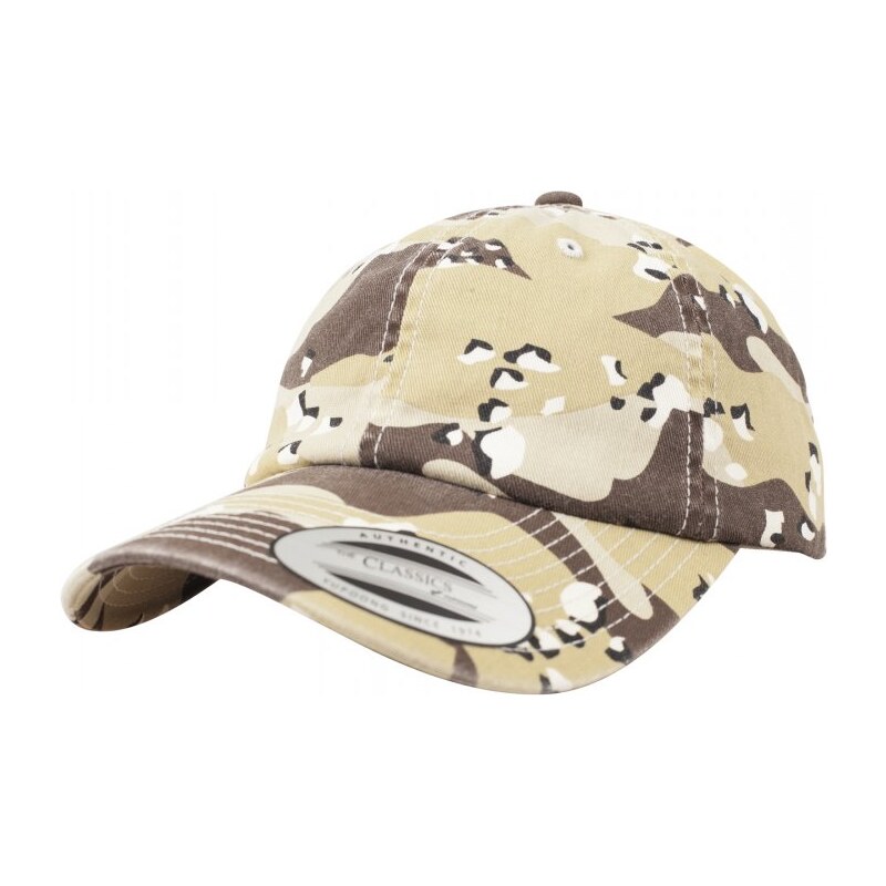 URBAN CLASSICS Low Profile Camo Washed Cap - retro desert camo