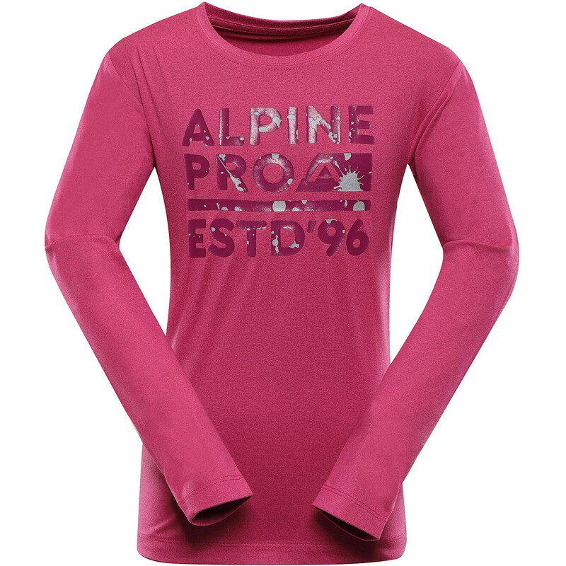 Dětské triko Alpine Pro TEOFILO 11 - tmavě fialová