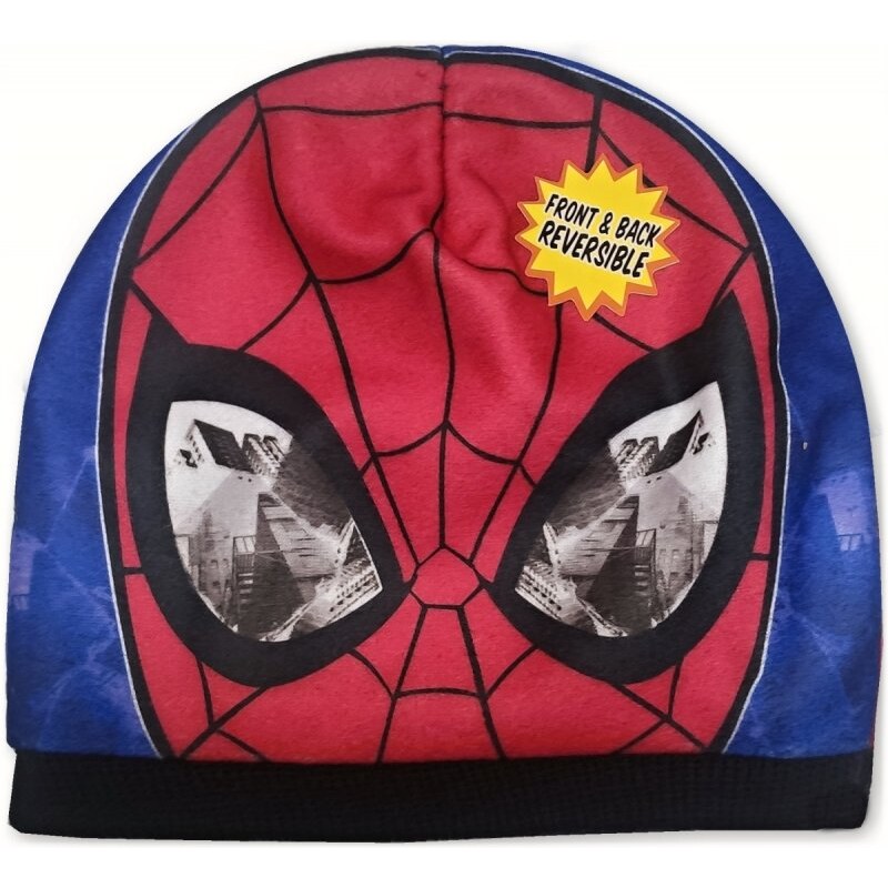 SunCity Dětská / chlapecká teplá čepice Spider-man - MARVEL - motiv Hero