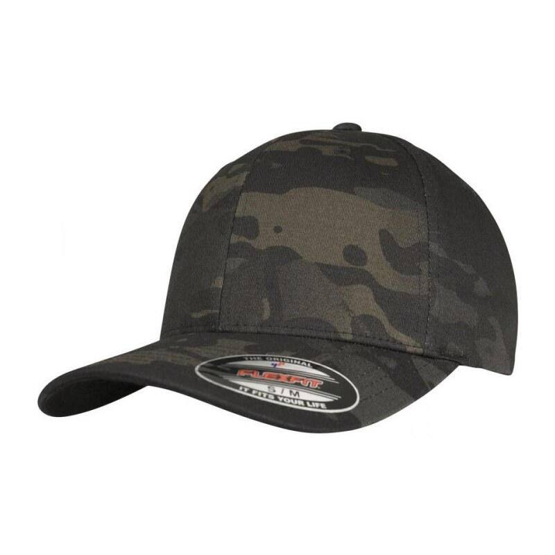 Pánská kšiltovka Urban Classics Flexfit Multicam - tmavě maskáčová