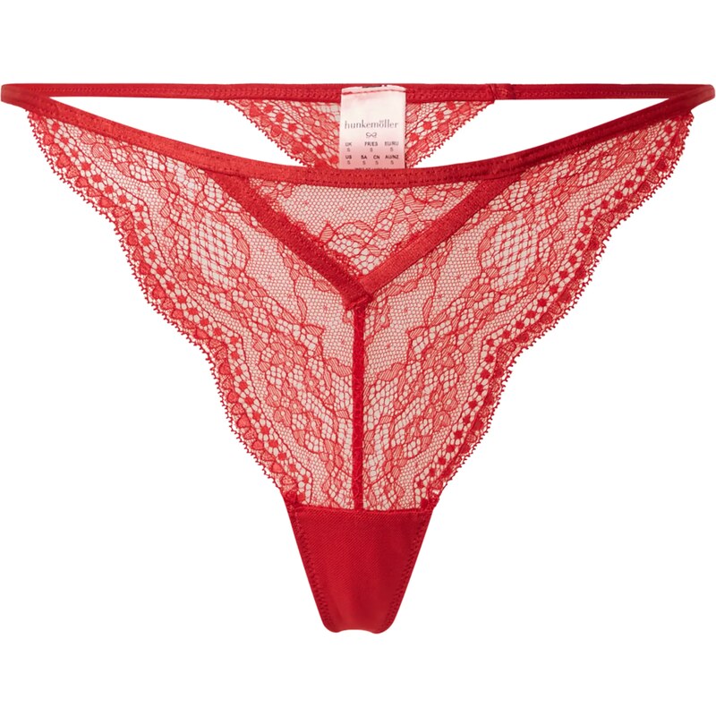 Hunkemöller Tanga Isabelle červená