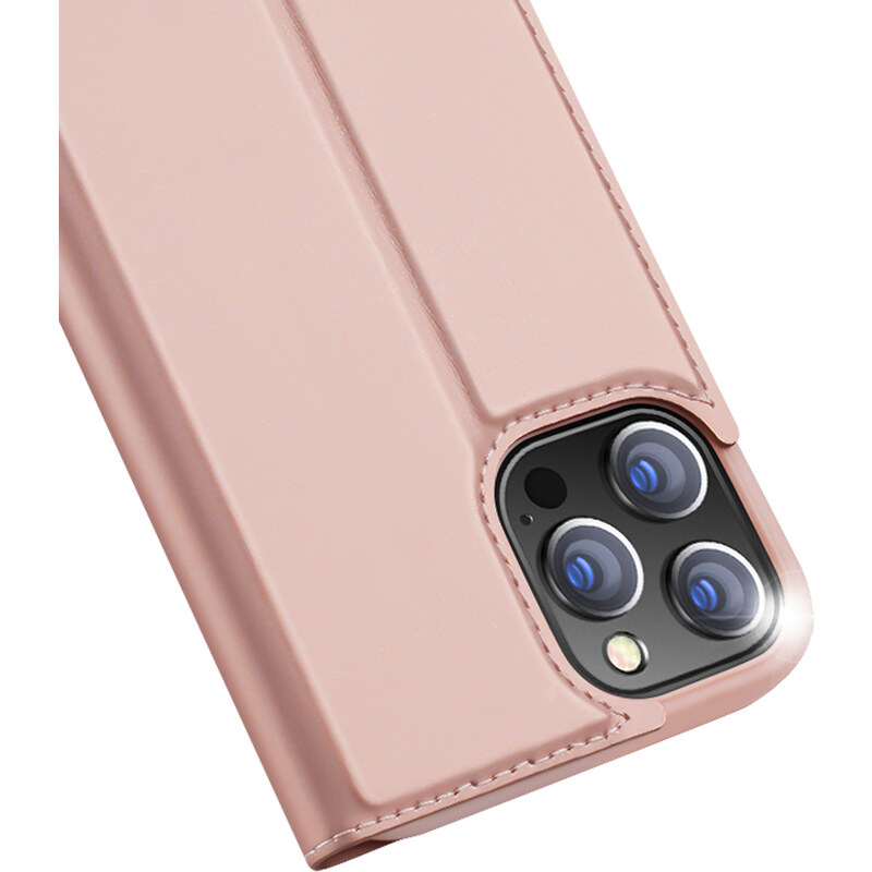 Knížkové pouzdro pro iPhone 13 Pro MAX - DuxDucis, SkinPro Rose