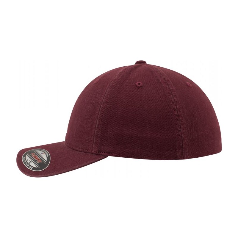 URBAN CLASSICS Flexfit Garment Washed Cotton Dad Hat - maroon