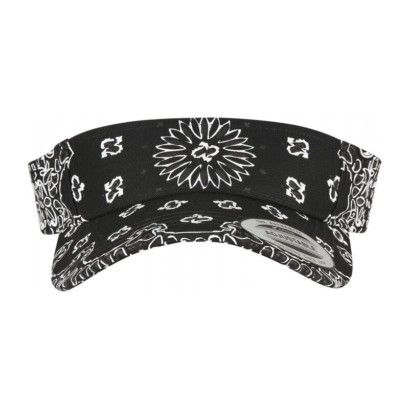 URBAN CLASSICS Visor Bandana Print - black