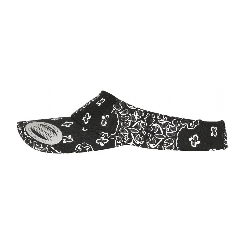 URBAN CLASSICS Visor Bandana Print - black