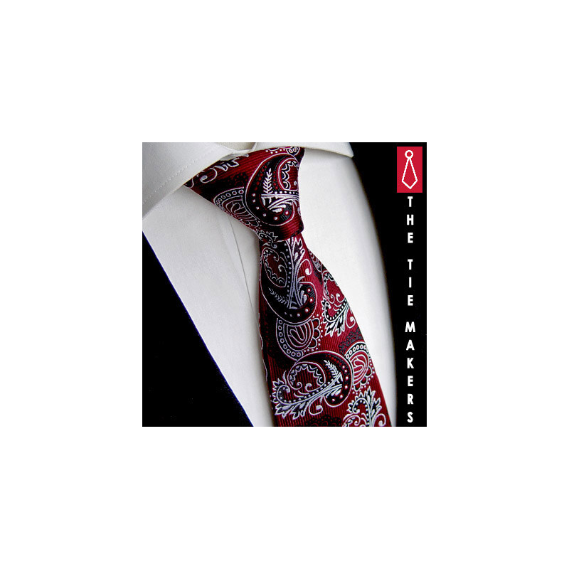 Exkluzivní bordó kravata Beytnur 236-2
