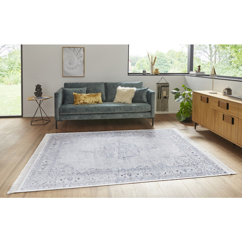 Nouristan - Hanse Home koberce Kusový koberec Naveh 104384 Pastell-Blue - 135x195 cm