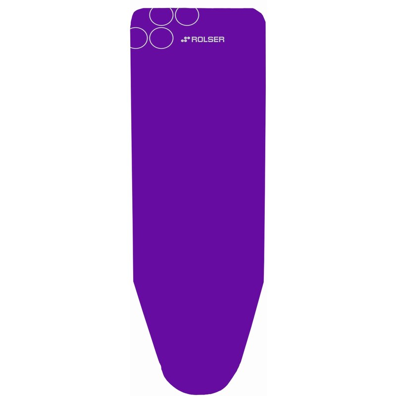 Rolser potah na žehlící prkno 110 x 32 cm, vel. potahu S 120 x 42 cm, fialový