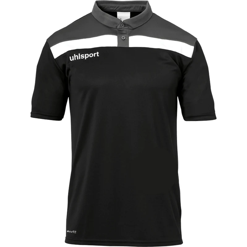 UHLSPORT Funkční tričko čedičová šedá / černá / bílá