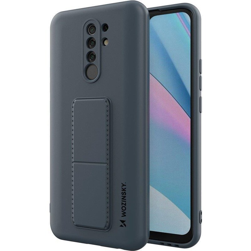 WOZINSKY Wozinsky pouzdro Kickstand pro Xiaomi Redmi 9 modrá