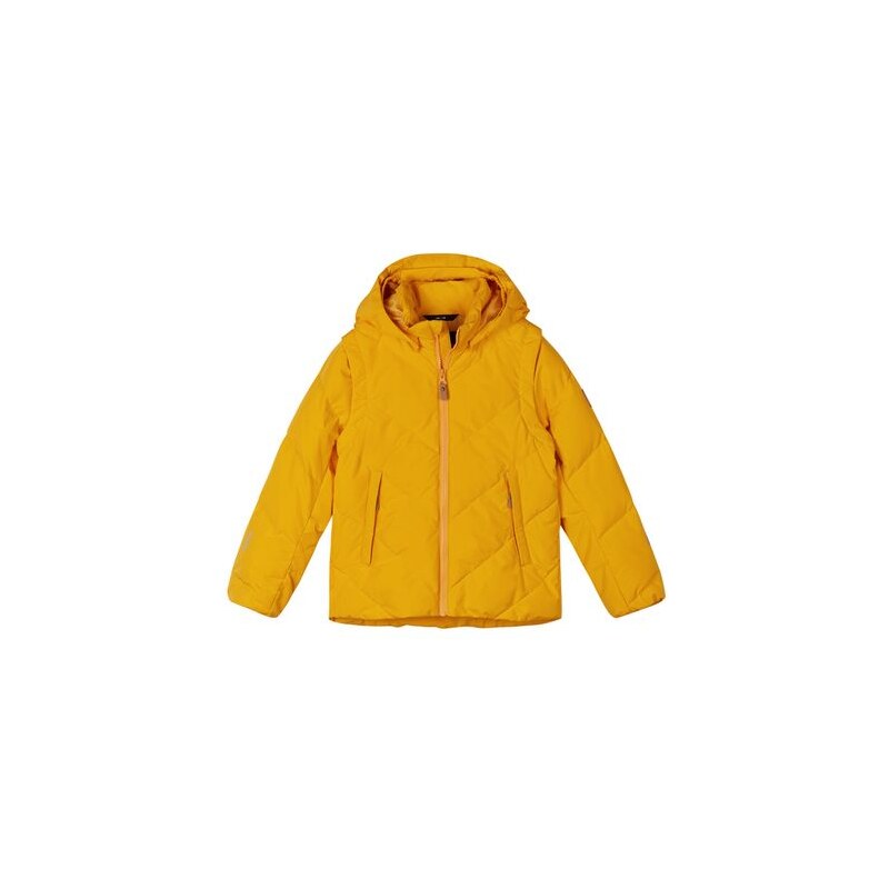 Dětská péřová bunda Reima Porosein - Orange yellow
