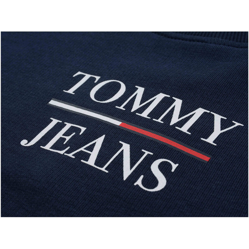 Dámská tmavě modrá mikina bez kapuce Tommy Hilfiger