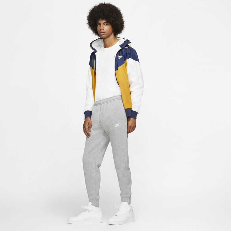 Nike Sportswear Club Fleece DK GREY HEATHER/MATTE SILVER/WHITE