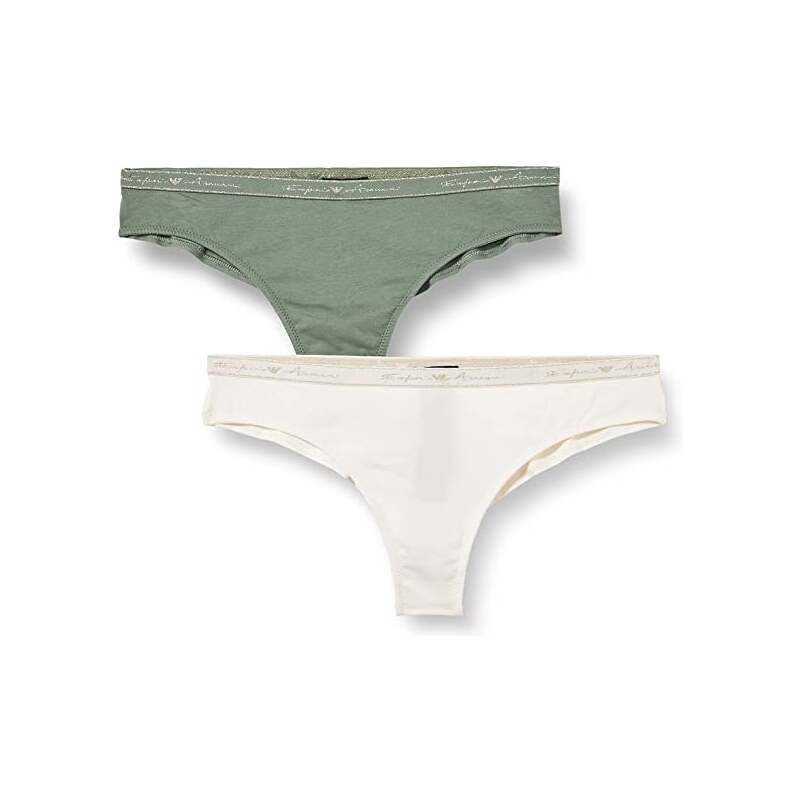 Dámské brazilské kalhotky 2 pack 163337 1A223 - 75910 - zelená
