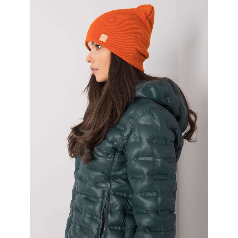 Fashionhunters Oranžová čepice
