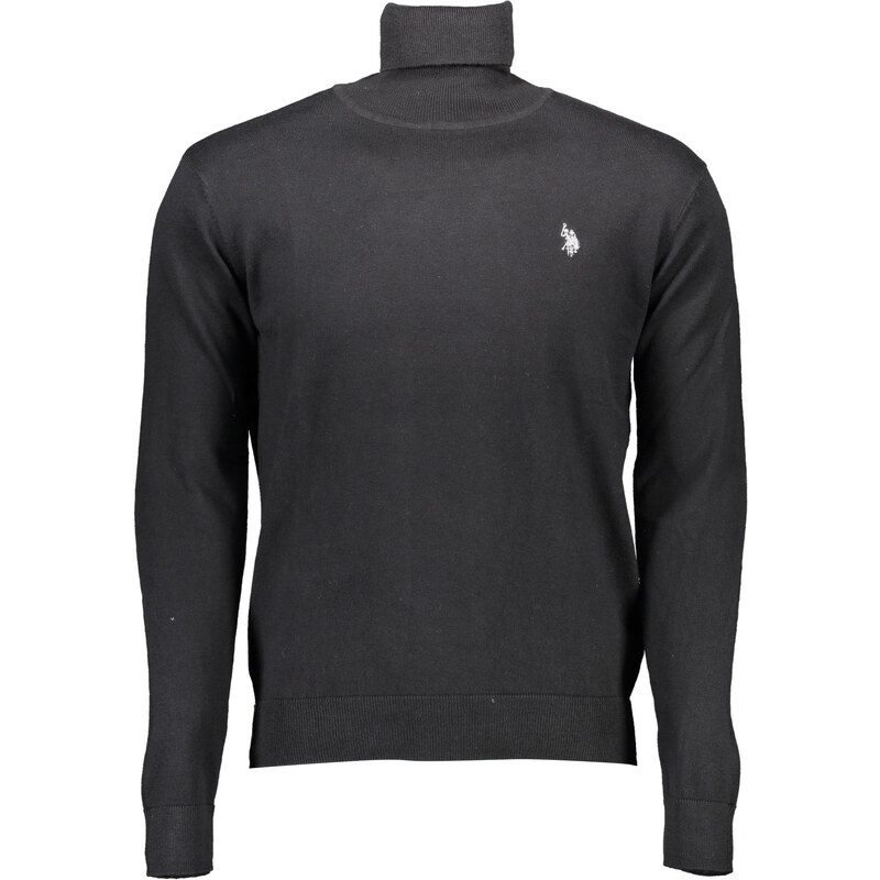 US Polo Assn Černý pánský svetr US Polo