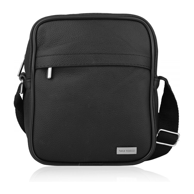 Pánské klasické crossbody Kabelky od Hraběnky; černá