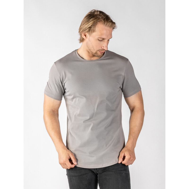 TallGuys Pánské prodloužené tričko | óčko | Gray