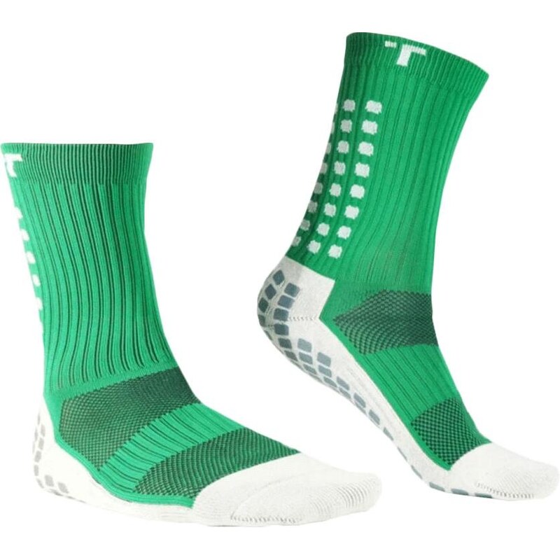 Ponožky Trusox CRW300 Mid-Calf Cushion Green 3crw300mcushiongreen