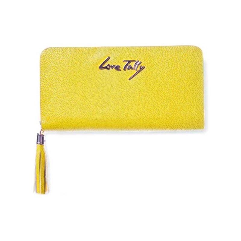 Tally Weijl Yellow Branded Purse with Tassel