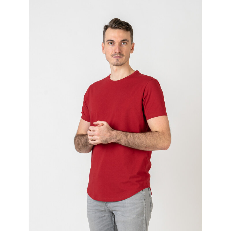 TallGuys Pánské prodloužené tričko | óčko | Imperial red