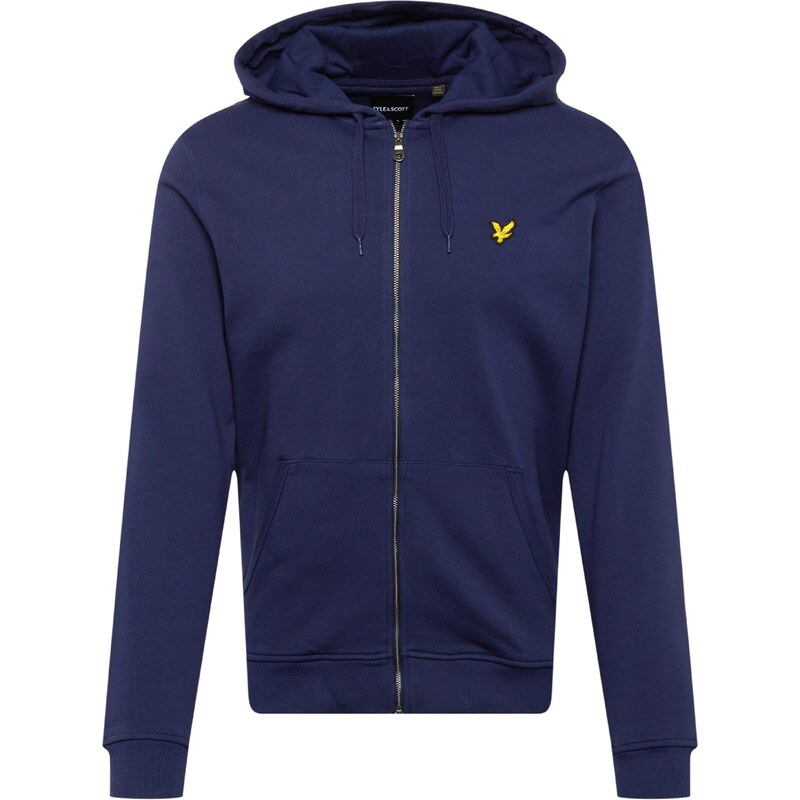 Lyle & Scott Svetr námořnická modř / žlutá / černá