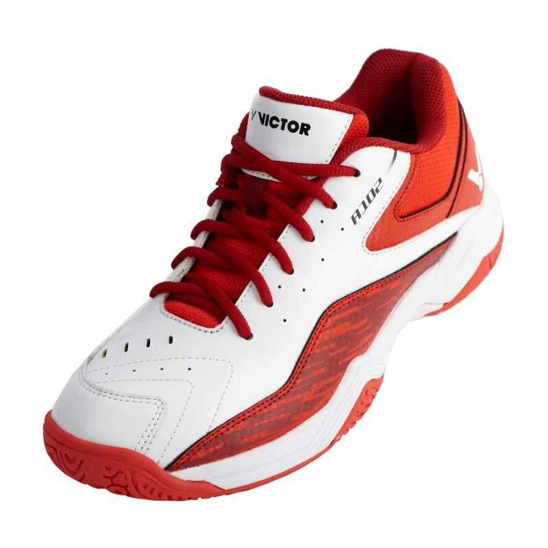 Sálová obuv Victor white-red