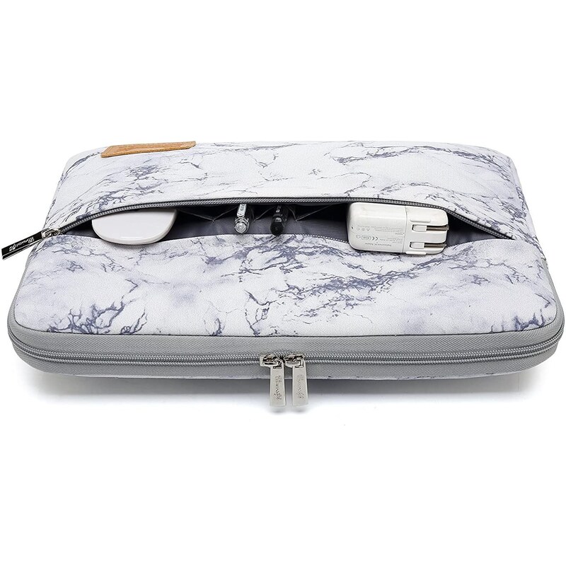 Pouzdro na notebook - CANVASLIFE, 13-14 Sleeve MarbleWhite