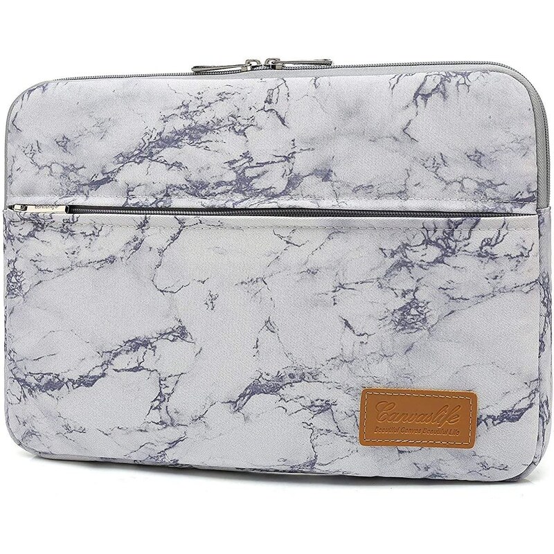 Pouzdro na notebook - CANVASLIFE, 13-14 Sleeve MarbleWhite