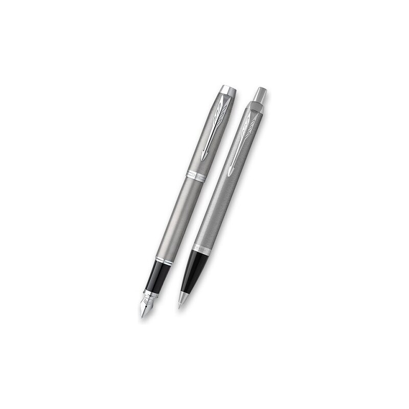 Parker IM Essential Stainless Steel CT - sada plnicí pero a kuličková tužka