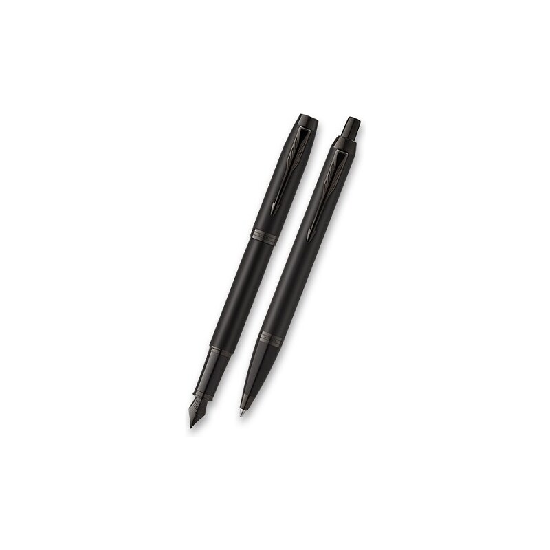 Parker IM Achromatic Black BT - sada plnicí pero a kuličková tužka