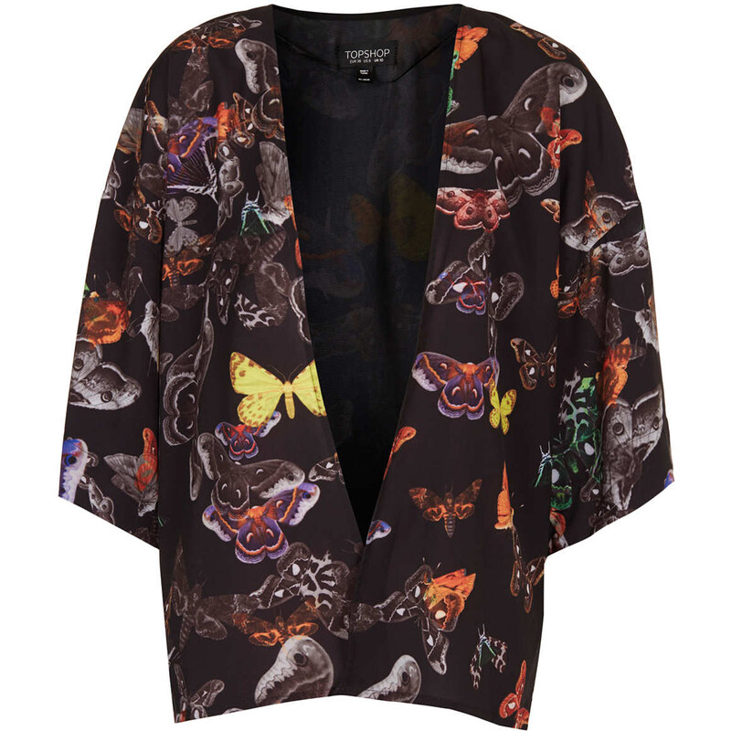 Topshop Butterfly Print Kimono