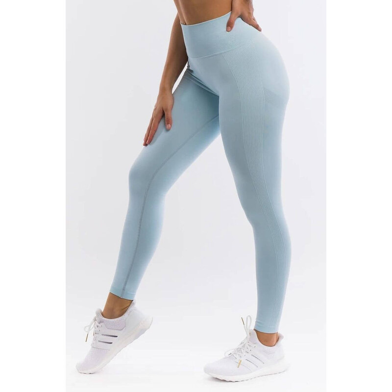 Gymclothes Dámské sportovní legíny Static Light Blue