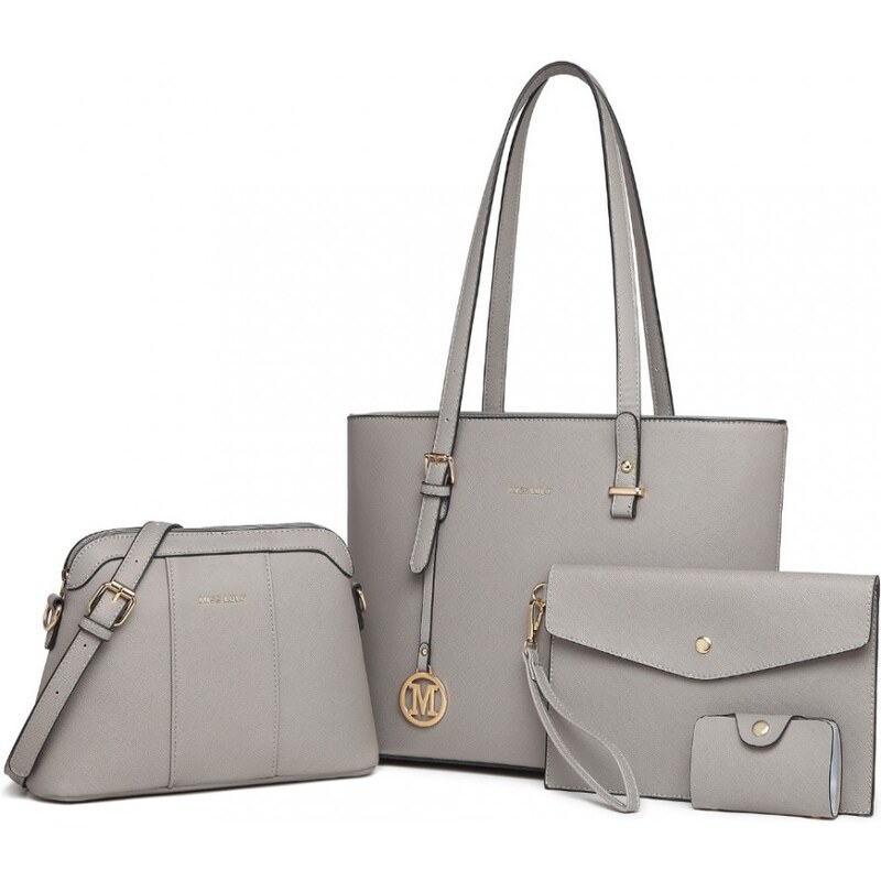 Miss Lulu Kabelkový set 4ks Classic Grey 65441331