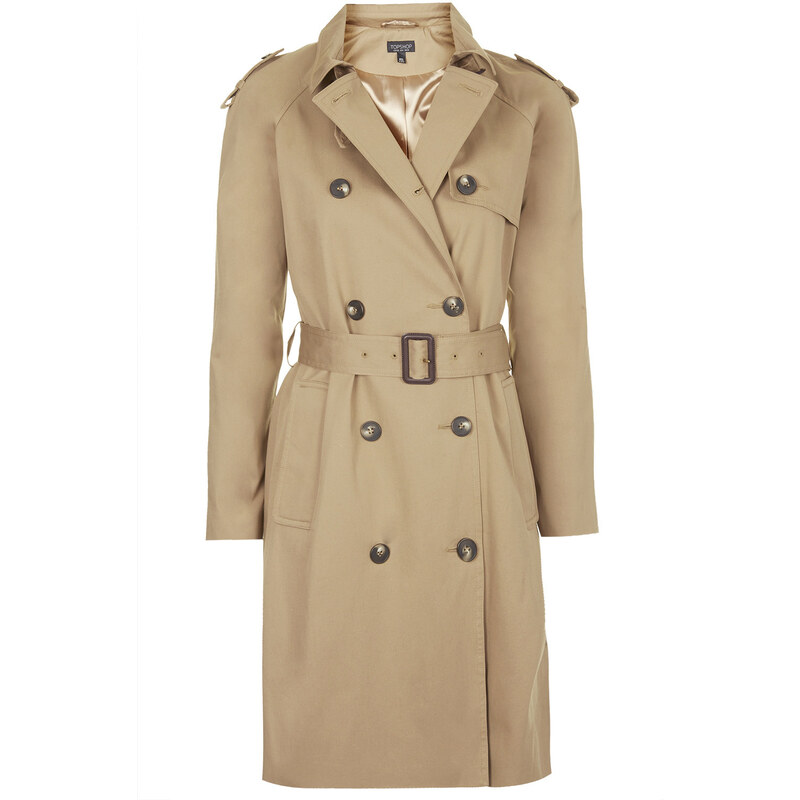 Topshop Cotton Trench Coat