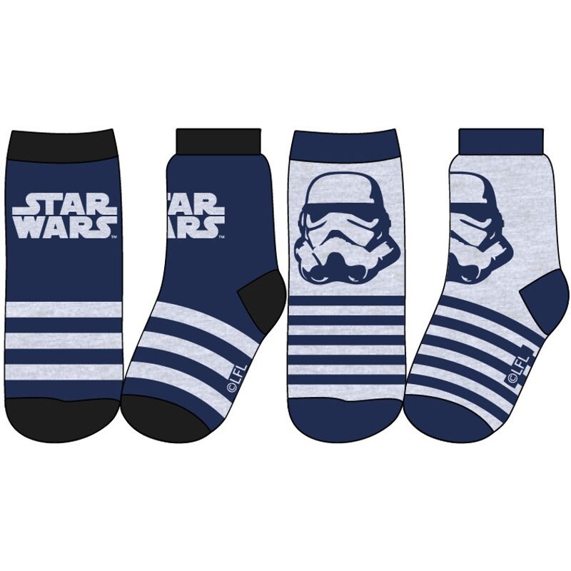 E plus M Dětské / chlapecké ponožky Star Wars - Hvězdné války (2 páry)
