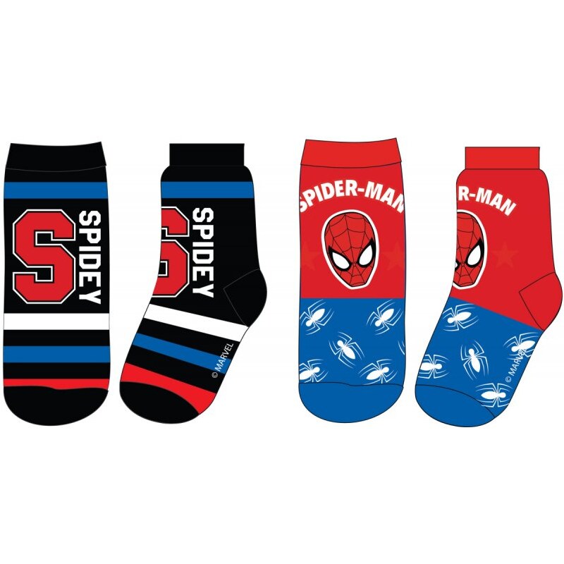 E plus M Dětské / chlapecké ponožky Spiderman - MARVEL (2 páry)