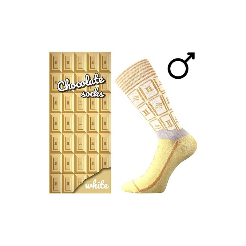 CHOCOLATE sladké veselé ponožky Lonka