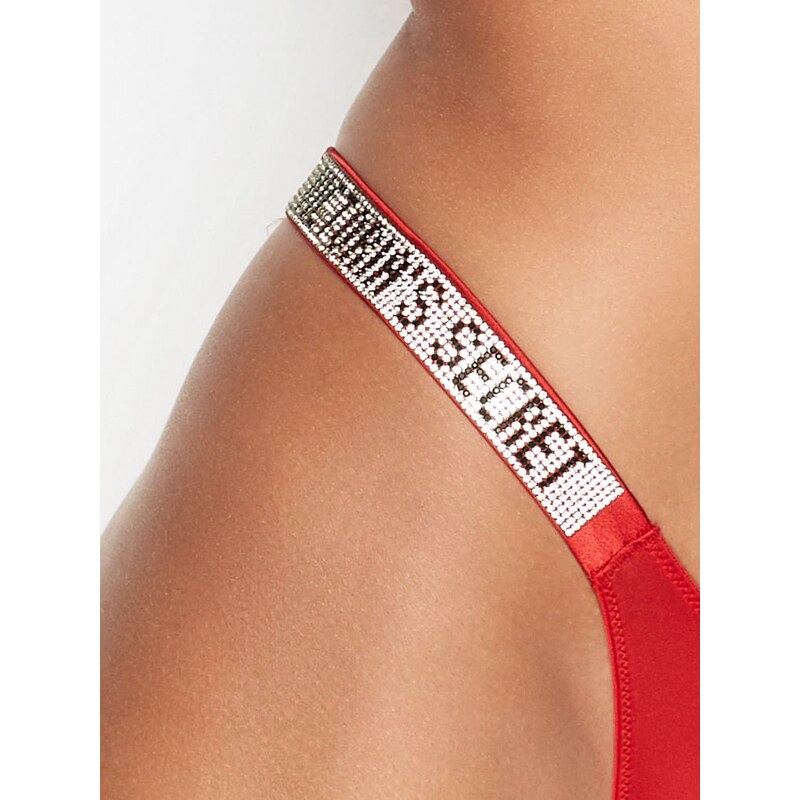 Victoria's Secret Bombshell Shine Strap Tanga